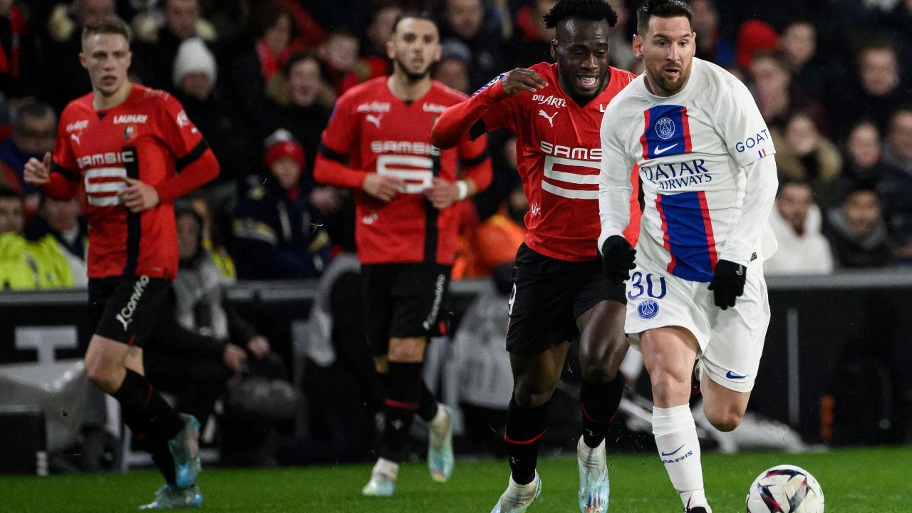 Leader PSG loses 1-0 at Rennes, Monaco routs Ajaccio 7-1